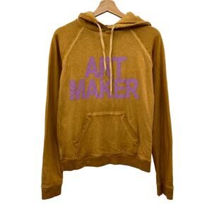 Free City XS golden yellow Art Maker Hoodie